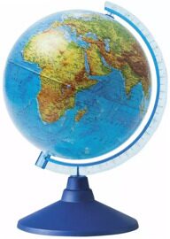 Глобус Земли физический Классик Евро диаметр 15 см